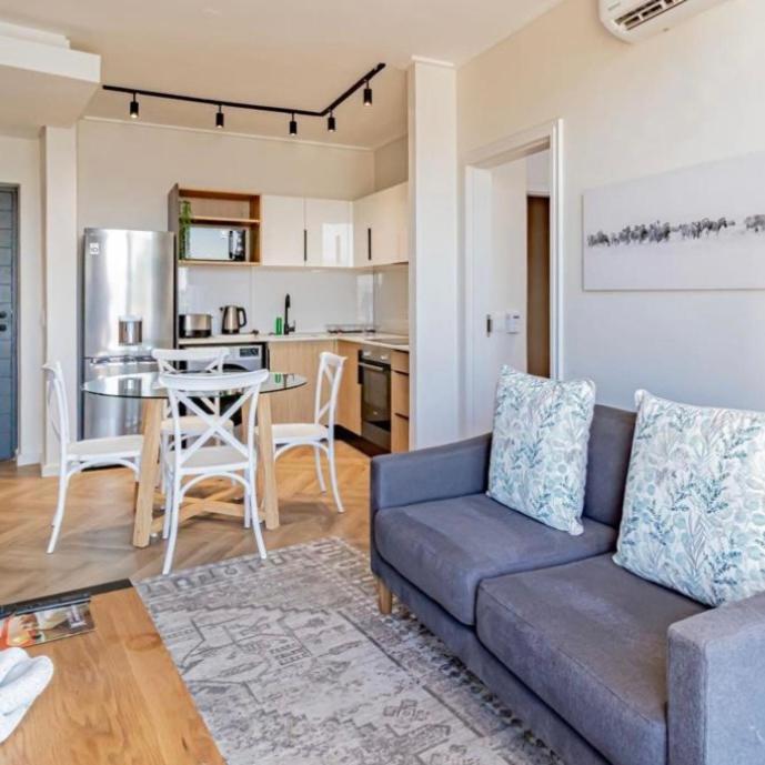 Kuchyň nebo kuchyňský kout v ubytování ZALS LUXURY -ON PARK CENTURY CiTY