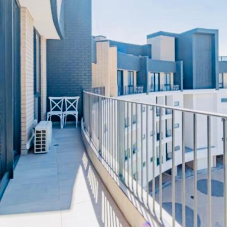 Balkón nebo terasa v ubytování ZALS LUXURY -ON PARK CENTURY CiTY