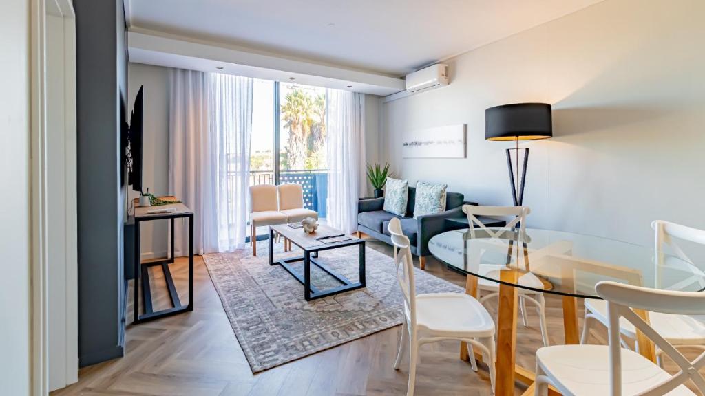 Posezení v ubytování ZALS LUXURY -ON PARK CENTURY CiTY