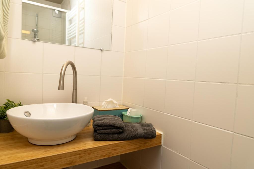 Koupelna v ubytování Hotel De Pastorij