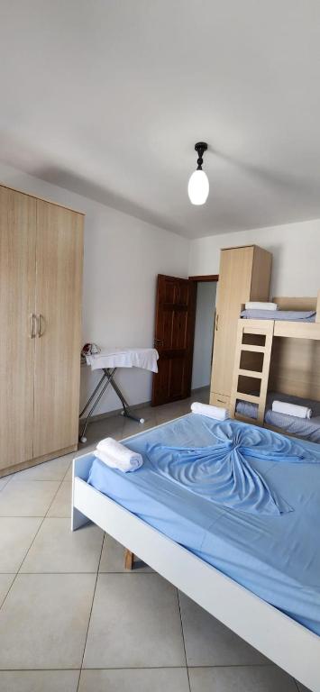 Postel nebo postele na pokoji v ubytování Summer Apartments in Shengjin