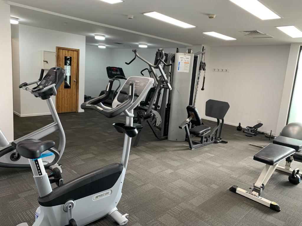 Fitness centrum a/nebo fitness zařízení v ubytování Imperial Garden