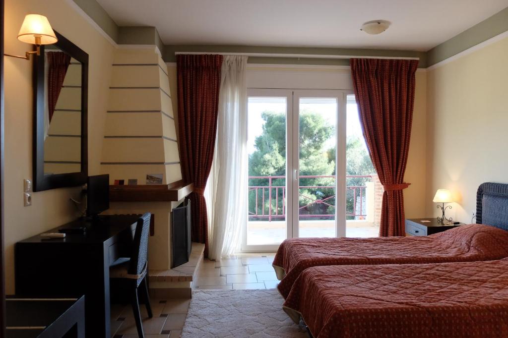 Postel nebo postele na pokoji v ubytování Agrabeli Apartments