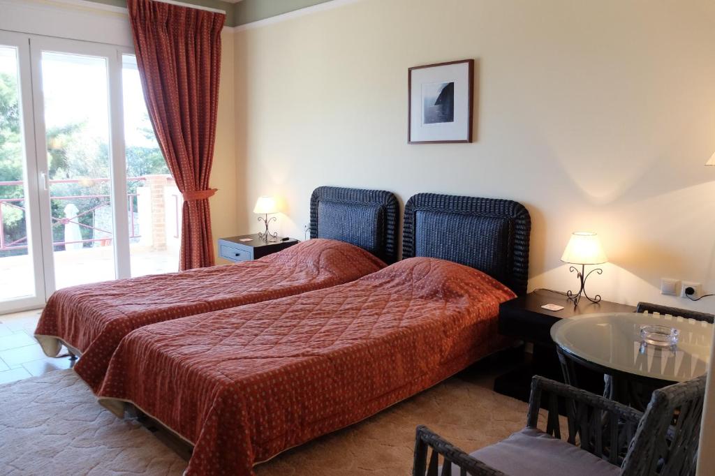 Postel nebo postele na pokoji v ubytování Agrabeli Apartments