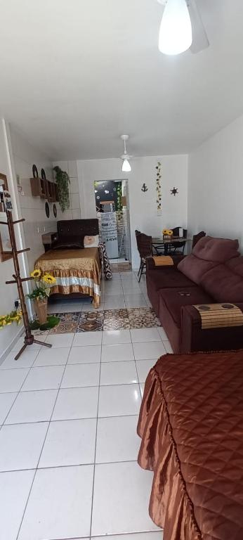 Kuchyň nebo kuchyňský kout v ubytování Hospedagem Praia Matinhos