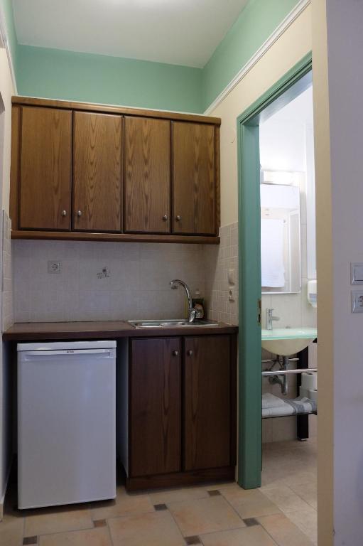 Kuchyň nebo kuchyňský kout v ubytování Agrabeli Apartments