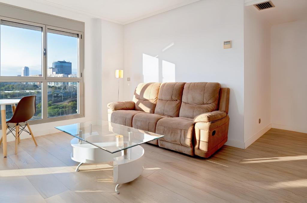 Posezení v ubytování Resort & Suites Ciudad de las Ciencias By VALENCIAFLATS EU