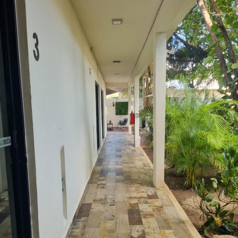 Zahrada ubytování Hotel Brisas Bacalar