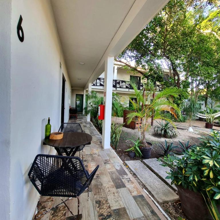 Zahrada ubytování Hotel Brisas Bacalar