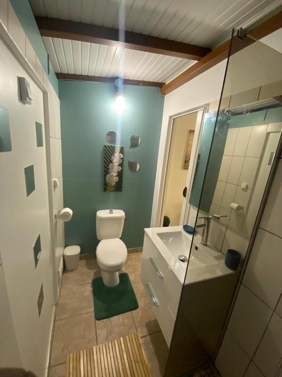 Koupelna v ubytování La Suite Odile Piscine
