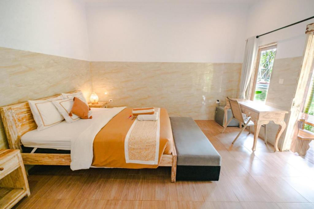 Agung Wiwin Homestay & Restaurant - Deluxe Room With Pool View