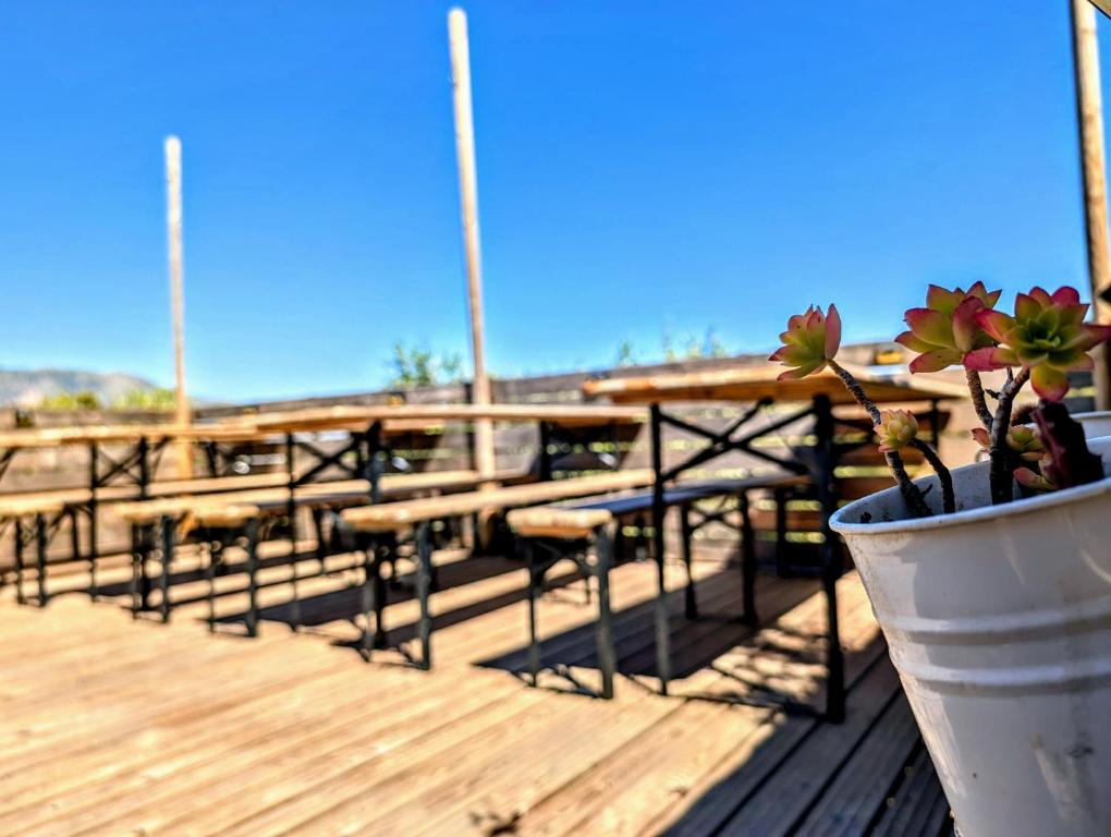 Balcone o terrazza di CI VULIA b&b - Sicilia sea, pool, bbq, tv, wi-fi