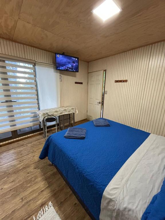 Postel nebo postele na pokoji v ubytování Complejo turístico El Nativo