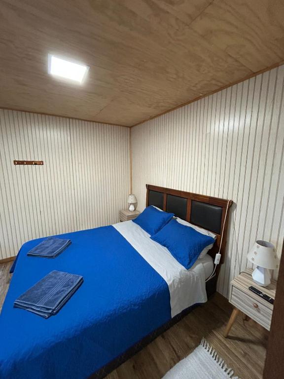 Postel nebo postele na pokoji v ubytování Complejo turístico El Nativo