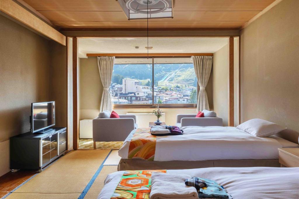 Nozawa View Hotel Shimataya - 畳のあるツインルーム