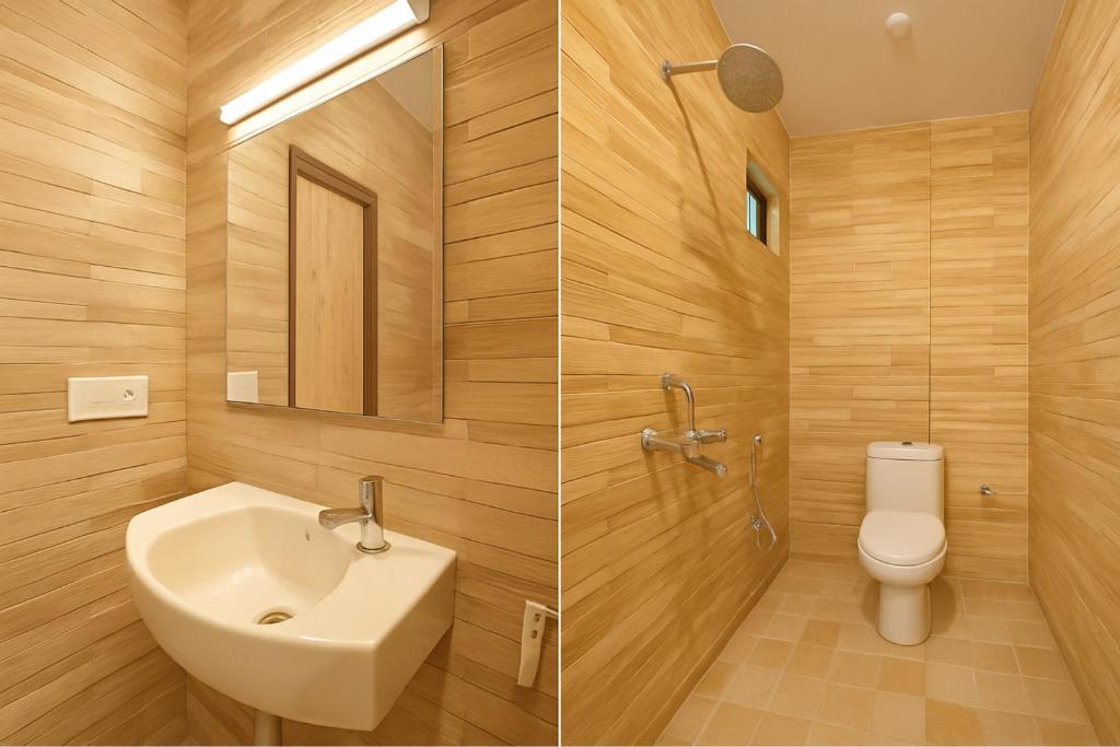Koupelna v ubytování Hotel Calangute Beach Imperial