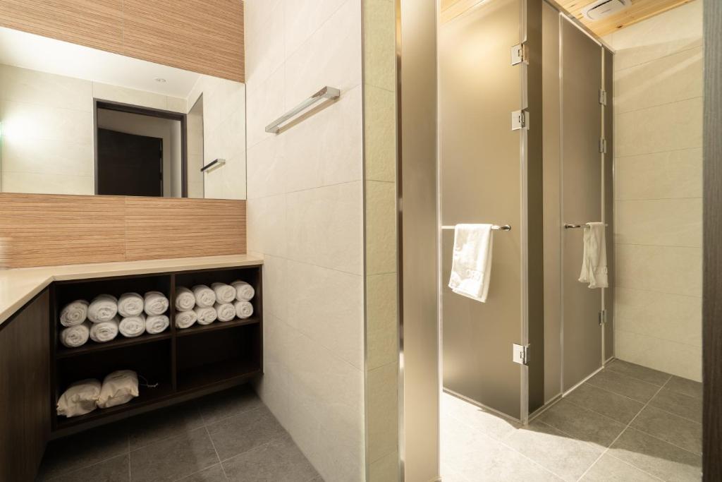 Ein Badezimmer in der Unterkunft Boro Hanok Hostel in Myeongdong