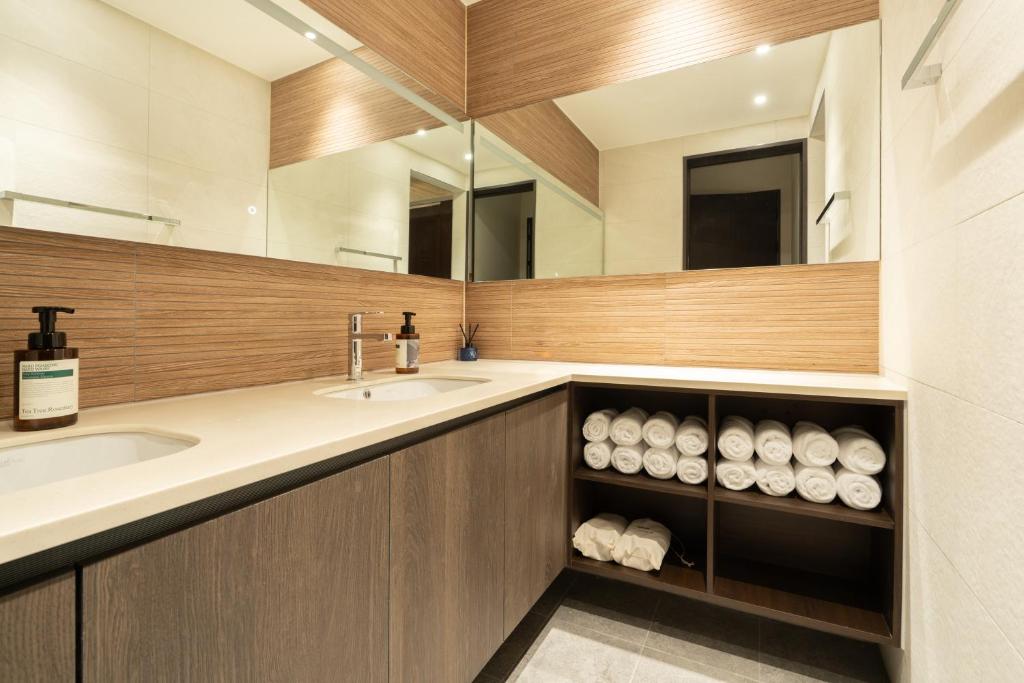 Ein Badezimmer in der Unterkunft Boro Hanok Hostel in Myeongdong