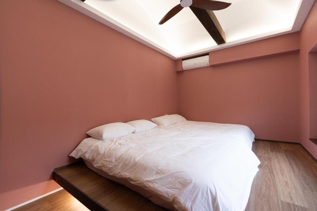 Postel nebo postele na pokoji v ubytování Boro Hanok Hostel in Myeongdong