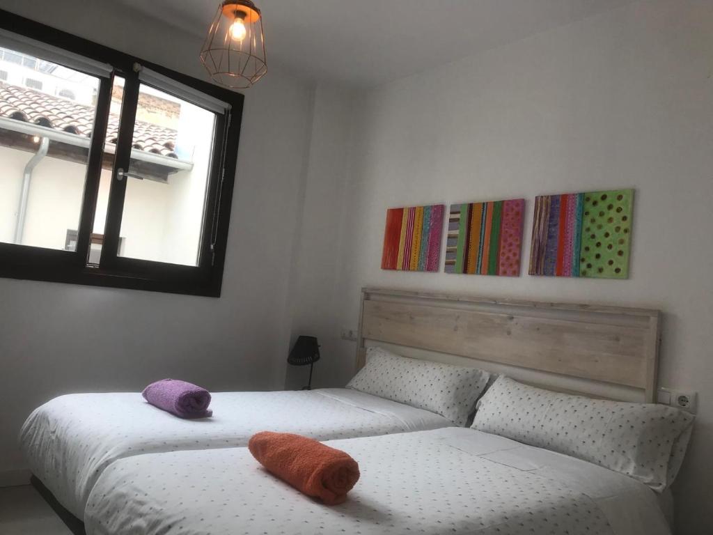Postel nebo postele na pokoji v ubytování Apartaments Center 2 bedrooms