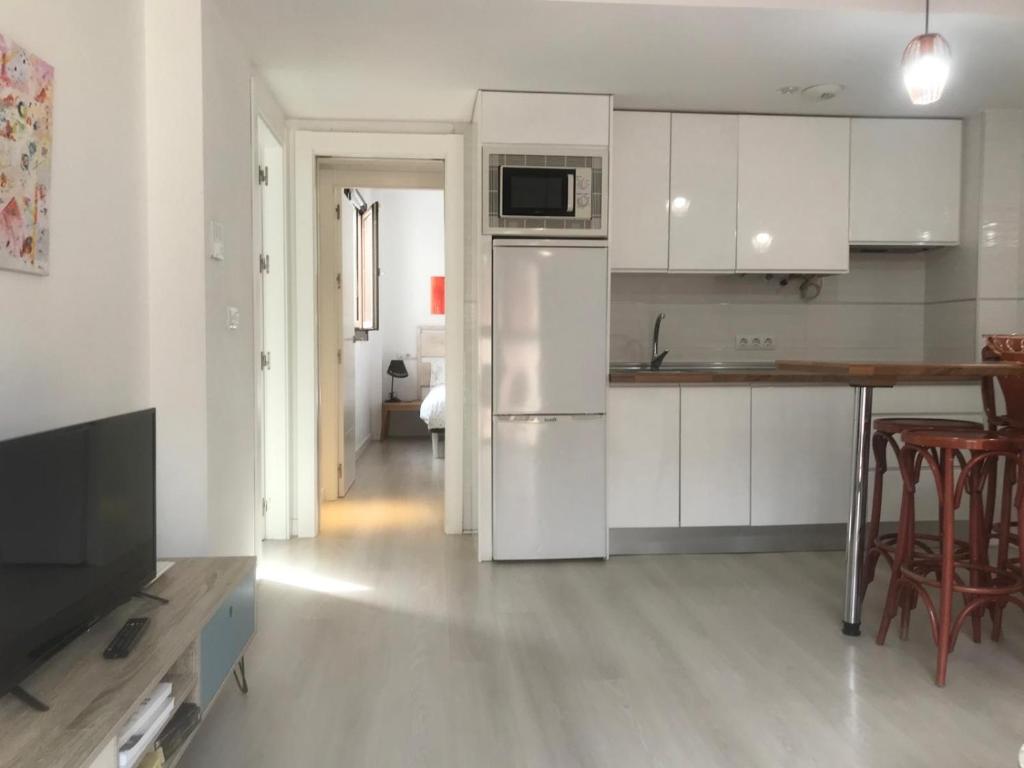 Kuchyň nebo kuchyňský kout v ubytování Apartaments Center 2 bedrooms