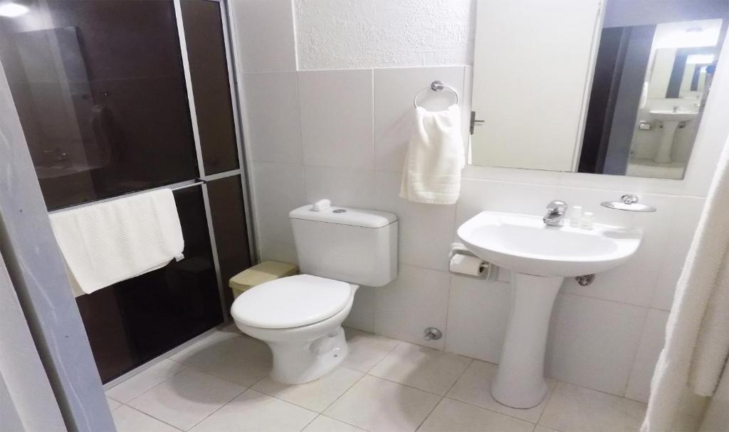 Ванна кімната в Danieri Asunción Hotel
