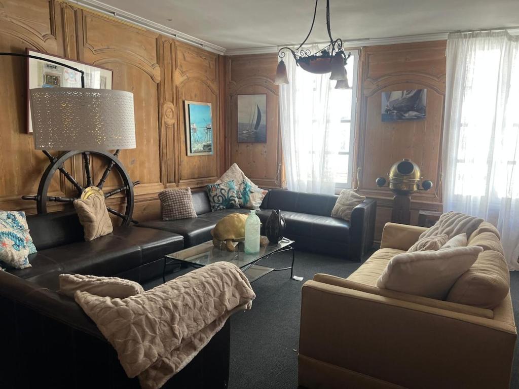 Χώρος καθιστικού στο lieu cosy, Vieux Port à pied