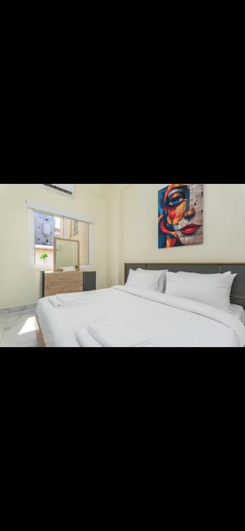 Tempat tidur dalam kamar di Porto gio2