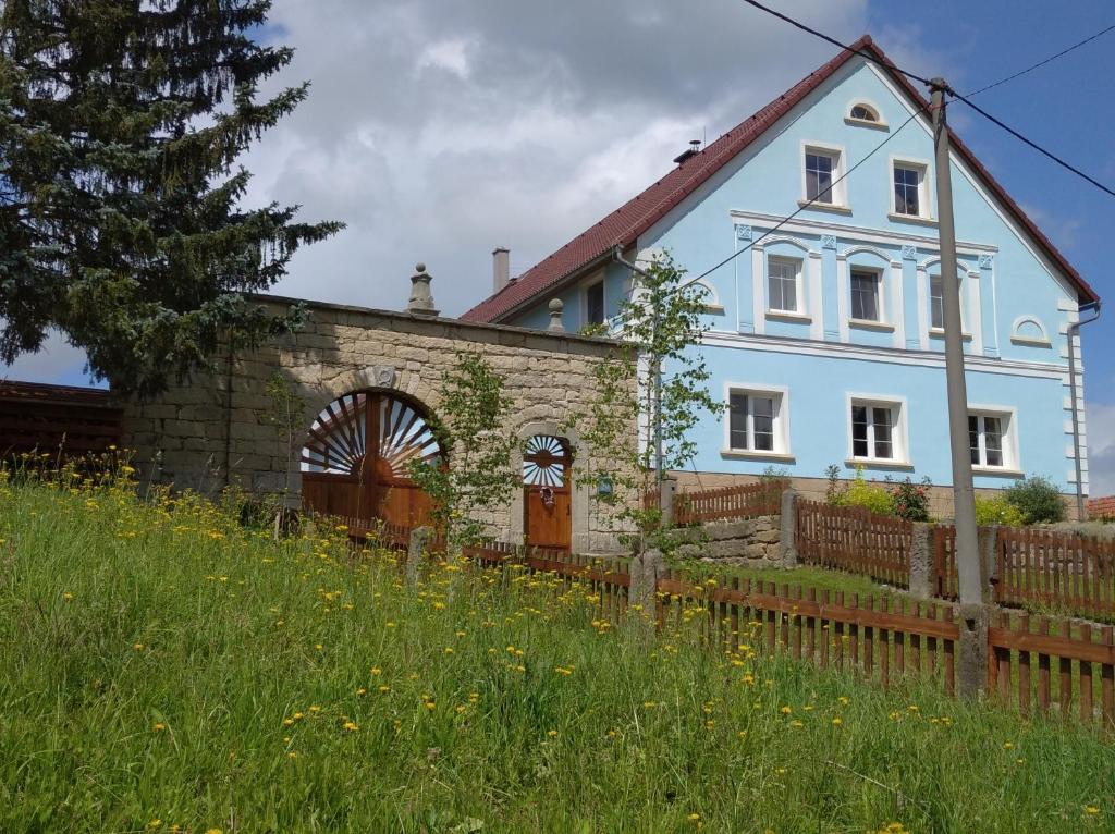 Zahrada ubytování Statek Bílý Dvůr