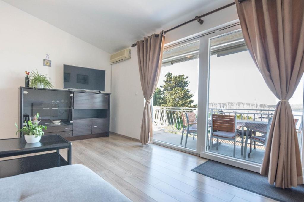 Balkon lub taras w obiekcie Apartment Rajna