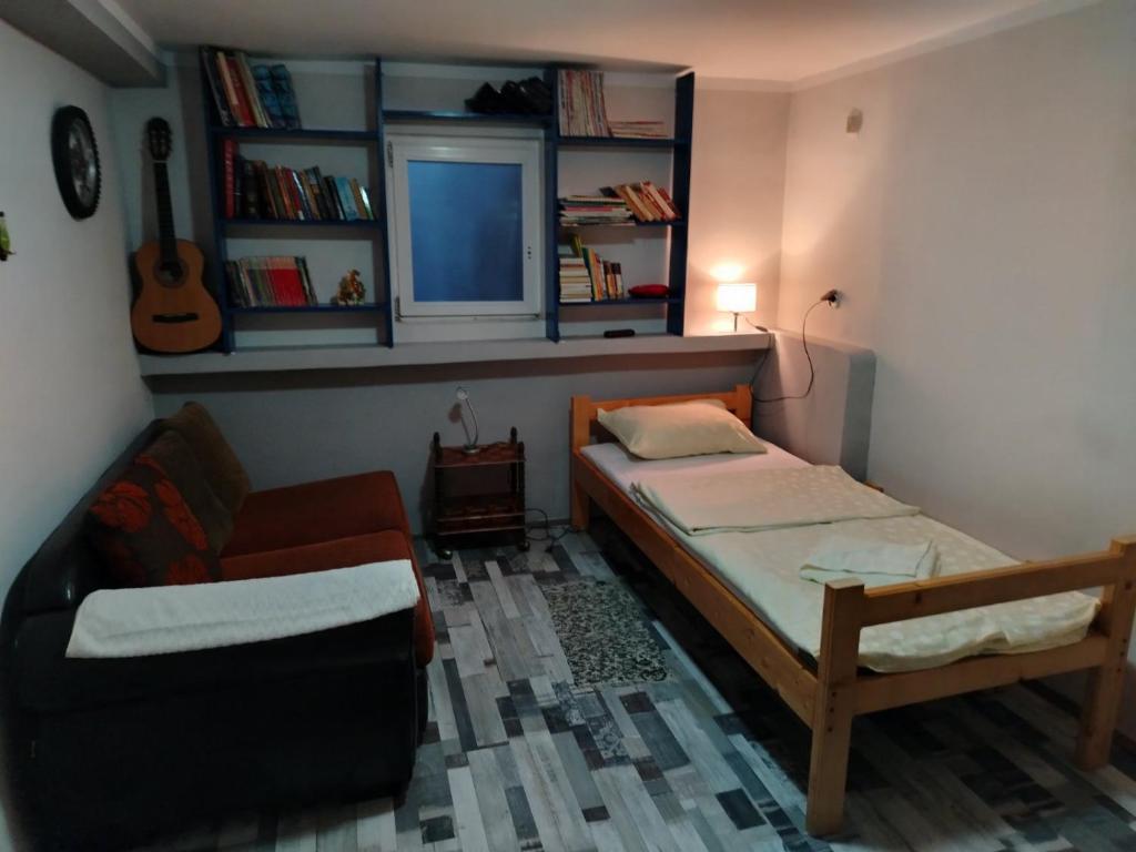 Postel nebo postele na pokoji v ubytování Apartman Jana