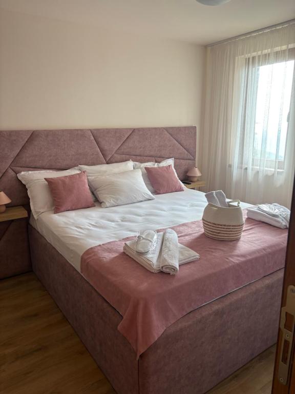 Кровать или кровати в номере Grand resort luxury apartment