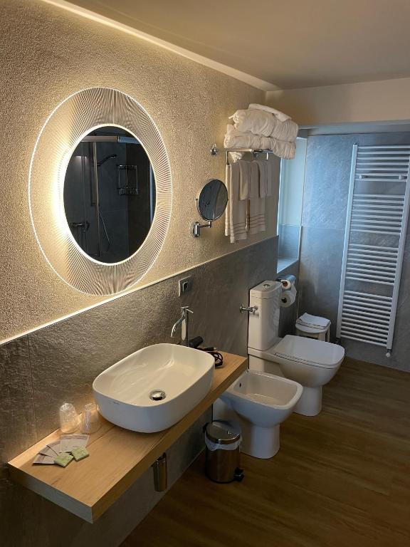 Koupelna v ubytování Albergo Trieste Boves - Ricetto Suite