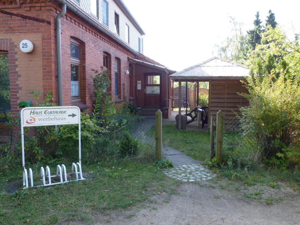 Zahrada ubytování Haus Elbtalaue