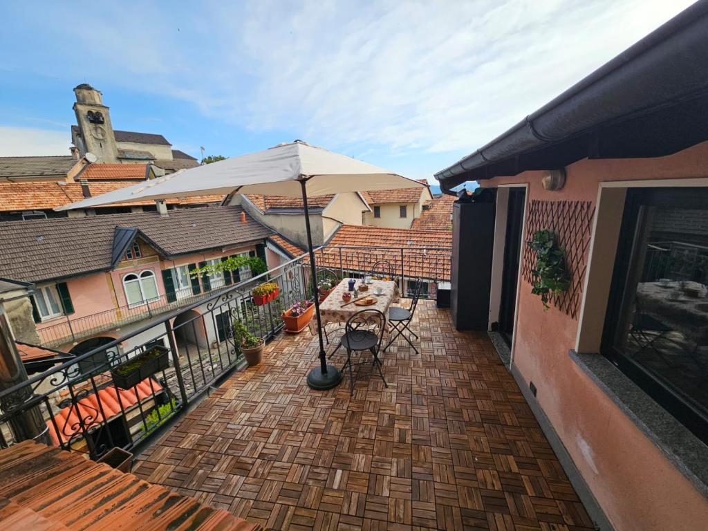 Balkón nebo terasa v ubytování Il Drago Del Lago - Holiday Home