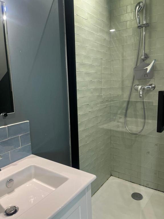 Kúpeľňa v ubytovaní Les appartements d’Edgar