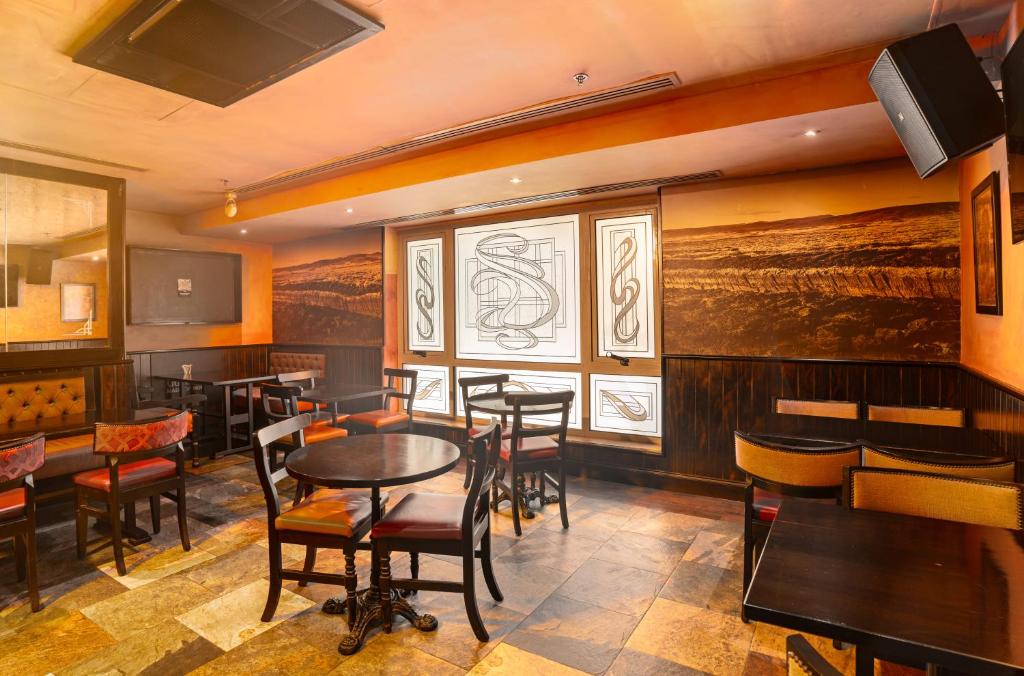 Posezení v ubytování Oryx Hotel