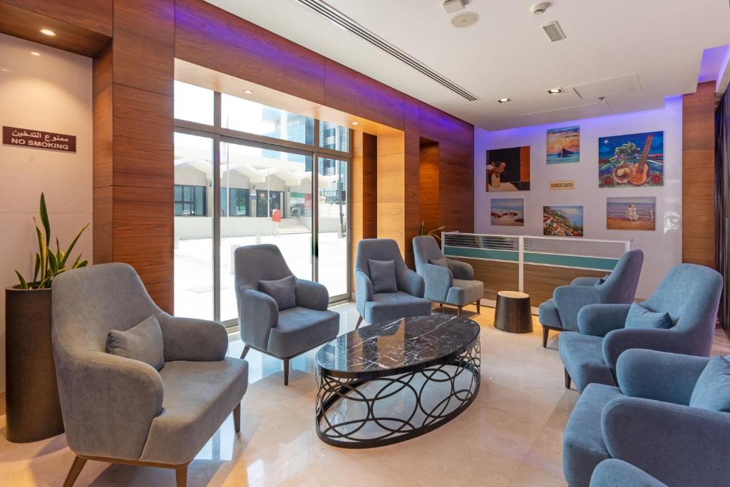Posezení v ubytování Oryx Hotel