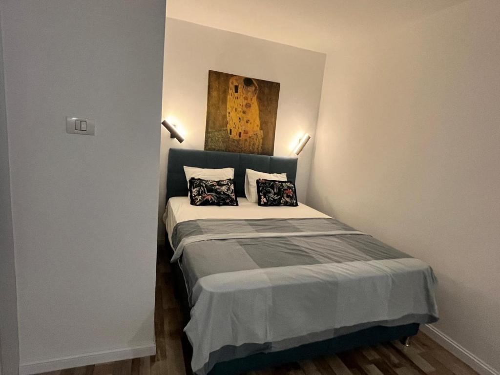 Postel nebo postele na pokoji v ubytování Jad House