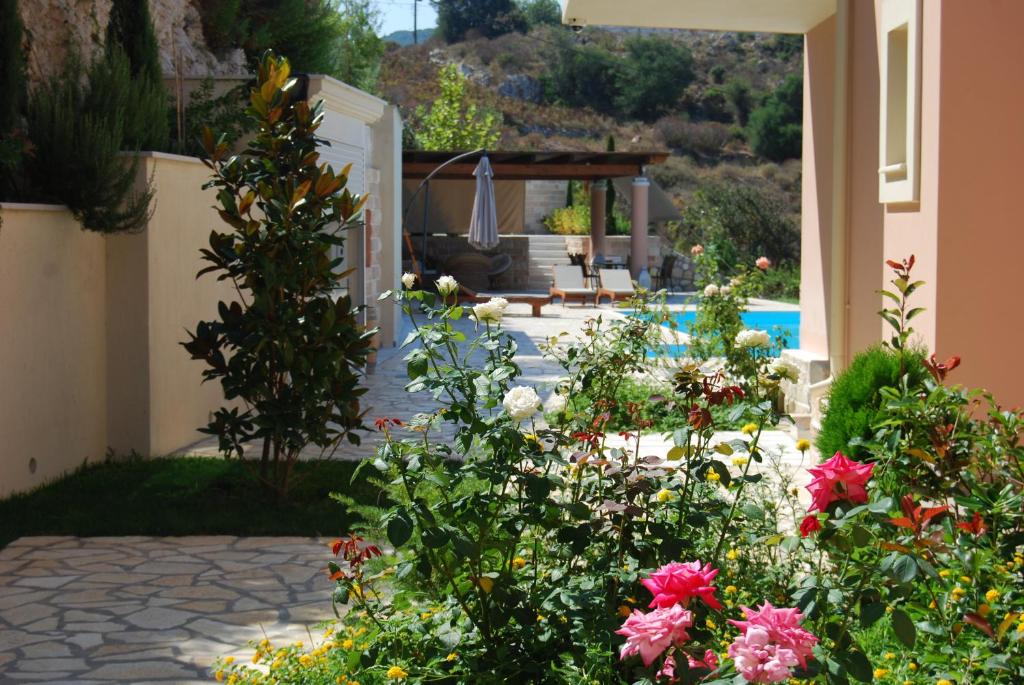 A garden outside Ellis Villas