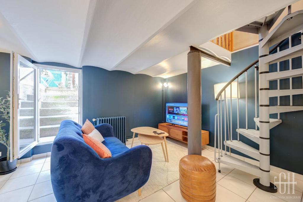 Photo de la galerie de l'établissement L'esprit 9 - Souplex - Terrasse - 2 chambres - Wi-Fi, à Tours