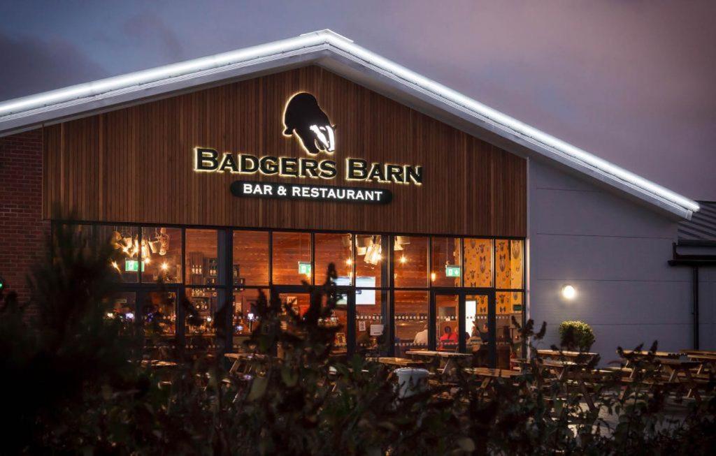 a restaurant with a sign on the front of a building at Grange Leisure Park, Mablethorpe in Mablethorpe