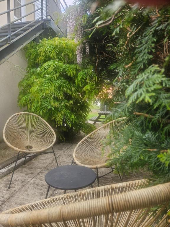 Zahrada ubytování B&B Chez Séverine