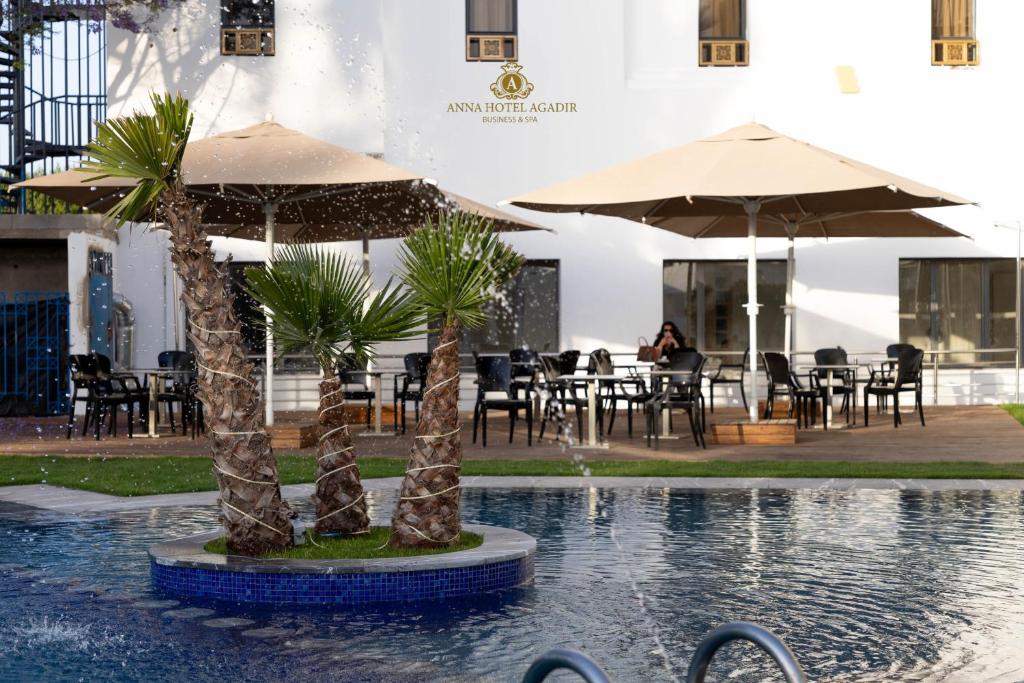 Bazén v ubytování Anna hotel agadir nebo v jeho okolí