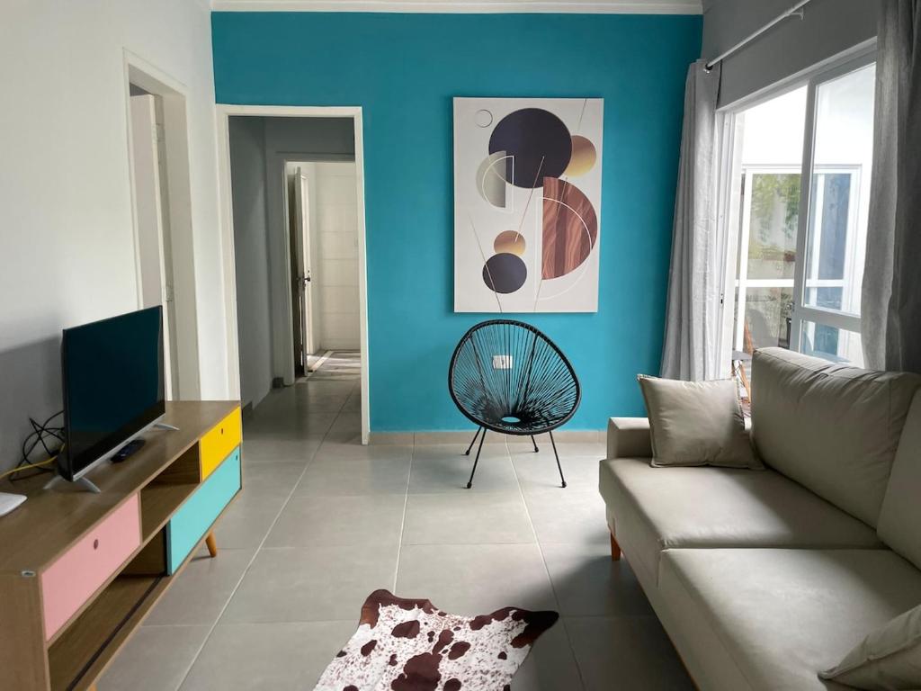 Μια τηλεόραση ή/και κέντρο ψυχαγωγίας στο Refúgio Aconchegante no Recife, a Poucos Minutos da UFPE