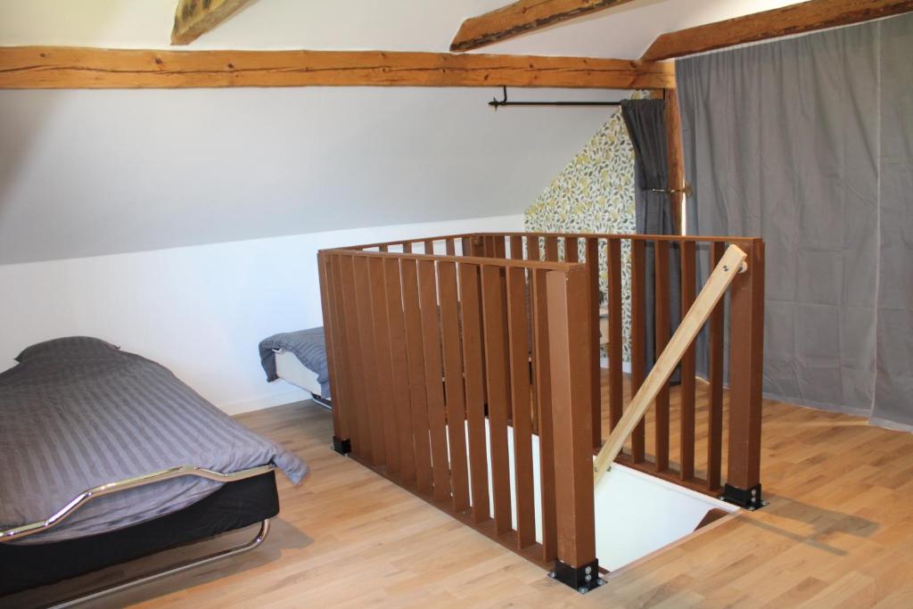 Postel nebo postele na pokoji v ubytování Apartment Gasstorp Wifi