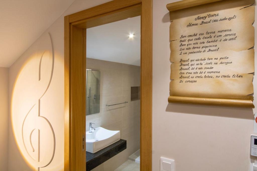 Koupelna v ubytování Luna Boutique Hotel