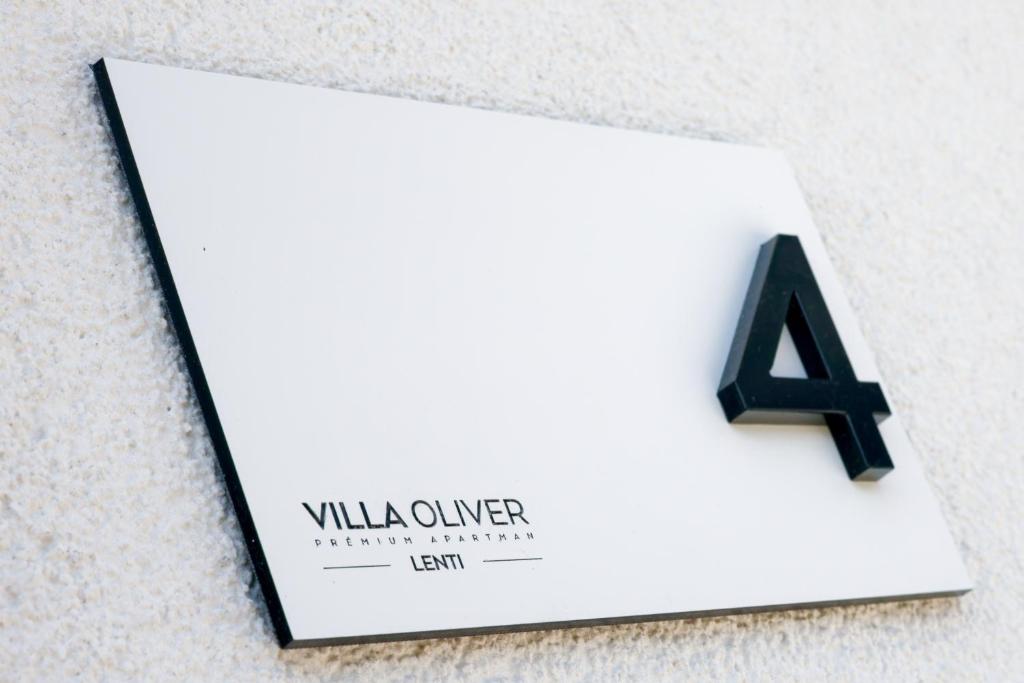 Certifikát, hodnocení, plakát nebo jiný dokument vystavený v ubytování Villa Oliver Lenti