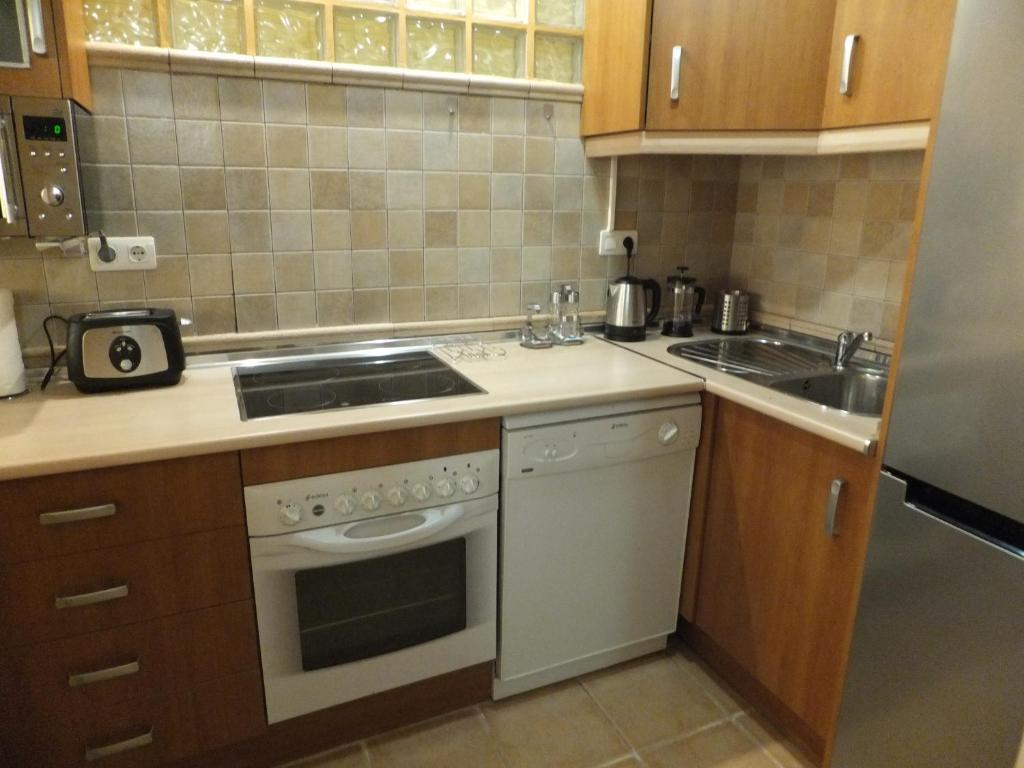 Kuchyňa alebo kuchynka v ubytovaní Apartamento Bahia Dorada