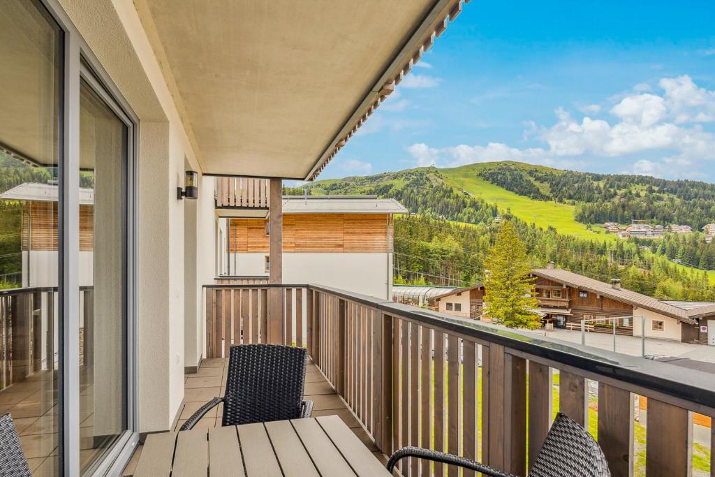 Balkón nebo terasa v ubytování Design-Apartment Katschi - Entspannung auf 1641m Höhe